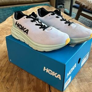 Hoka One One Rincon 3 Running Shoe White Womens Sz 7.5